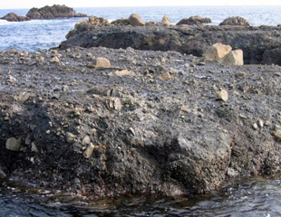 伴待瀬海岸のダイアピル