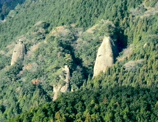 Bozu-iwa Rock in Irogawa